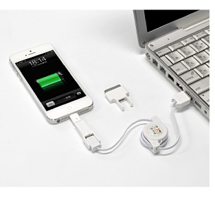 最強充電 4マルチ USBケーブル with Lightning  to Micro USB Adapter Apple