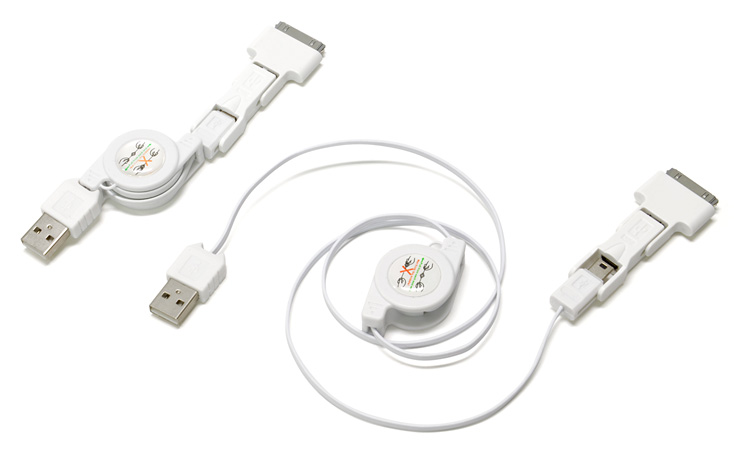 JTT Online Shop『最強充電 4マルチ USBケーブル with Lightning』Apple純正のLightning micro  USBを使用しているので iOSのバージョンアップで使えなくなる心配もありません。