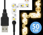 LEDテープライト 貼レルヤ USB(電球色)