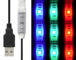 LEDテープライト 貼レルヤ USB レインボー