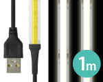 LEDテープライト 線状の貼レルヤ USB 1m 昼光色