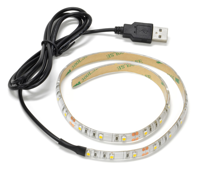 630円 楽天市場 USB 流れる LED防水テープライト400cm RGB カラフル 3528 SMD 24キーリモコン型 白ベース DC5V