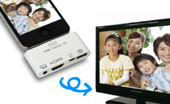 iPad/iPhone�p HDMI���A�i���O �ŋ�AV�A�_�v�^�[