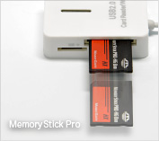 iPad Lightning用 5マルチ カメラリーダー MemoryStick Pro/Pro Duo