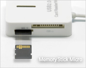 iPad Lightning用 5マルチ カメラリーダー MemoryStick Micro M2