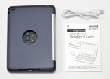 iPad mini用 ワイヤレスキーボード Bookey Cover 付属品