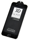 iPhone6 用 ブルーライトカット 全面フルカバー 液晶保護ガラス プロテクター ブラック