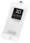 iPhone6 用 ブルーライトカット 全面フルカバー 液晶保護ガラス プロテクター ホワイト