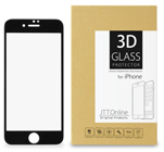 iPhone6 用 ブルーライトカット 全面フルカバー 液晶保護ガラス プロテクター ブラック