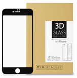iPhone6 Plus 用 ブルーライトカット 全面フルカバー 液晶保護ガラス プロテクター ブラック