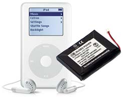 オーディオ機器 ポータブルプレーヤー JTT Online Shop『iPod 交換用内蔵バッテリー』