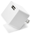 USB充電器 cubeタイプ112 WHITE