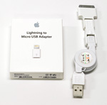 Apple Lightning - Micro USB A_v^  }`RlN^ USBP[u
