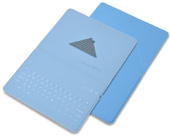 iPad Air/Air2 用 カバー&キーボード Bookey smart ブルー
