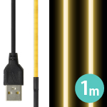 LED { ɍ׃e[vCg 3mm \ USB 1m dF