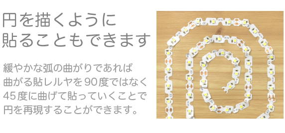 LEDテープライト 曲がる 貼レルヤ USB