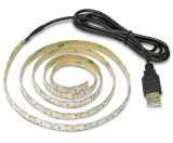 LEDテープライト 曲がる 貼レルヤ USB 1m 昼光色 6000K