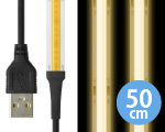 LEDテープライト 線状の貼レルヤ USB 50cm 電球色