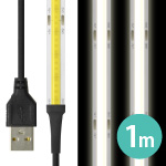 LEDテープライト 線状の貼レルヤ USB 1m 昼光色