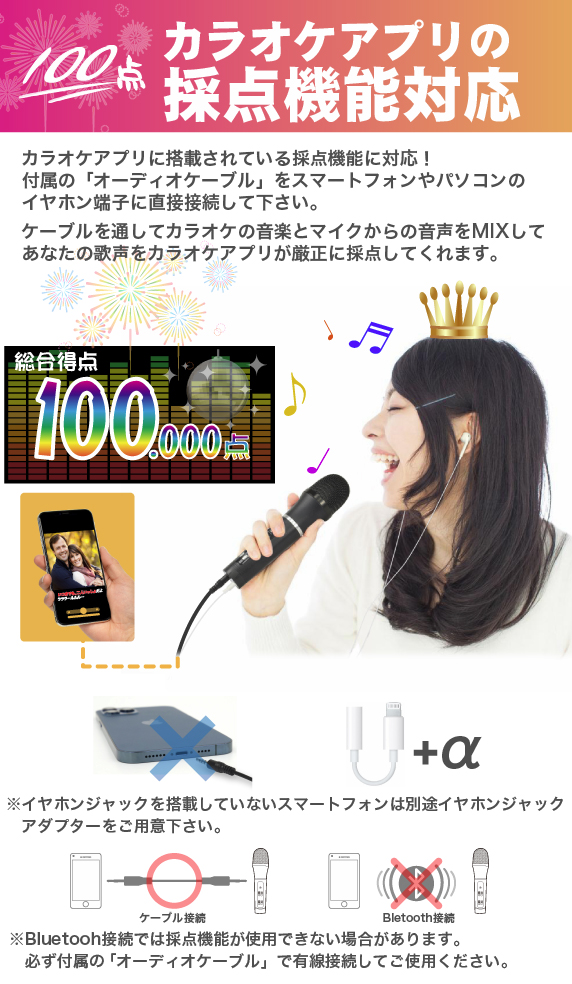 うるさくないカラOK! 一人パーティーマイク