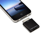 『HDMI AV adapter micro for iPad/iPhone』世界最小最軽量クラスのiPad&iPhone用 HDMI AV出力 マイクロ アダプター