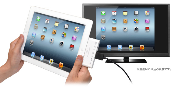 iPad/iPhone用 究極アダプター HDMI&AV with リモコン