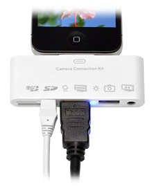 iPad/iPhonep ɃA_v^[ HDMIAV with R