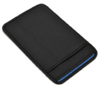 iPad mini シリーズ用 JustFit スリーブケース(ブラック&ブルー)
