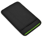 iPad mini シリーズ用 JustFit スリーブケース(ブラック&グリーン)