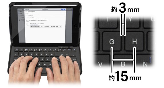 iPad mini p SUPER SLIDE KEYBOARD X[p[XChL[{[h