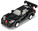 つくラジ!ブロック USB 赤外線 RCカー スポーツ ブラック for iPad/iPhone 車ラジコン