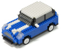 つくラジ!ブロック USB 赤外線 RCカー ミニ ブルー for iPad/iPhone 車ラジコン
