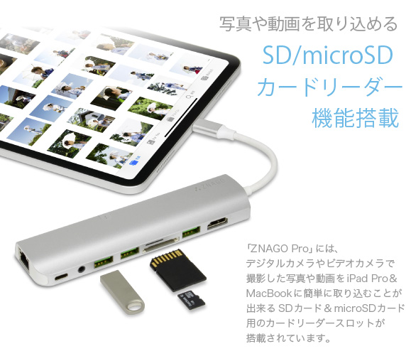 ZNAGO Pro 9 in 1 USB Type-C }` A_v^