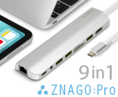 ZNAGO Pro Type-C 9 in1 }`A_v^[ 