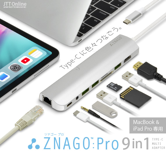 ZNAGO Pro 9 in 1 USB Type-C }` A_v^